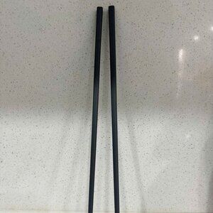 Black Silicone Chopsticks | Heat Resistant Non-Slip Reusable Chopsticks